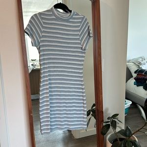 O’Neill blue striped dress. L but fits like S.